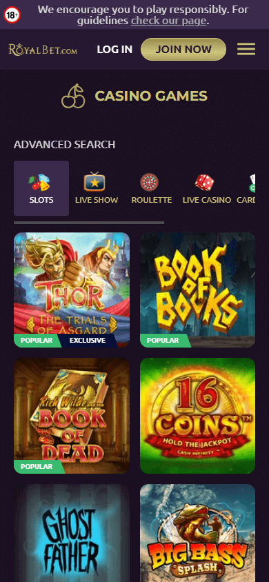 Royal_Bet_Casino_game_gallery_mobile