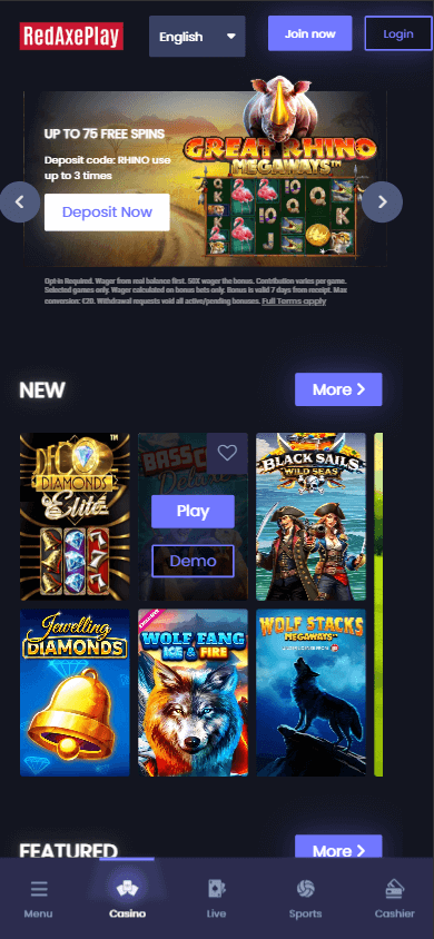RedAxePlay_Casino_homepage_mobile