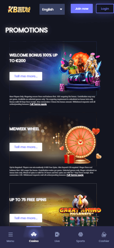 KB88_Casino_promotions_mobile