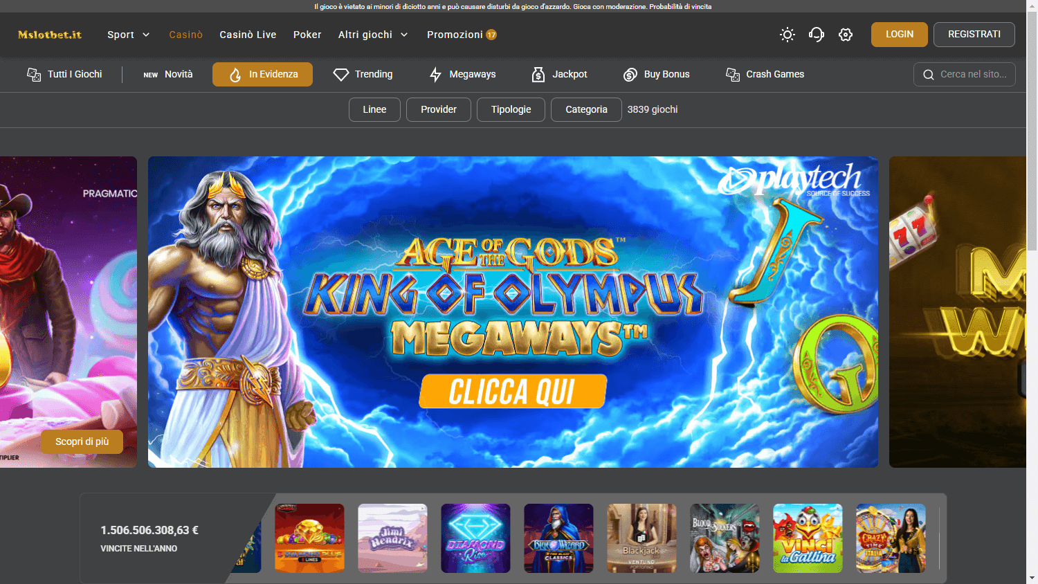 Mslotbet_Casino_game_gallery_desktop