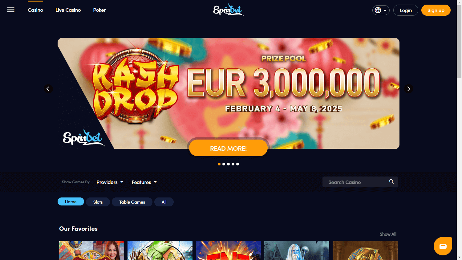 Spinbet login