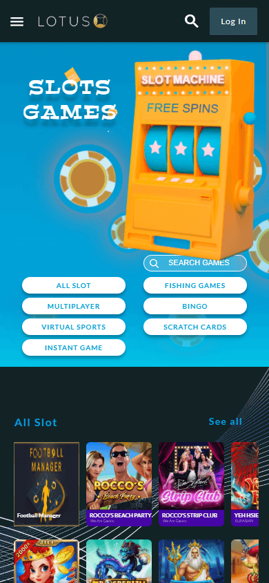 Lotusbook_Casino_game_gallery_mobile