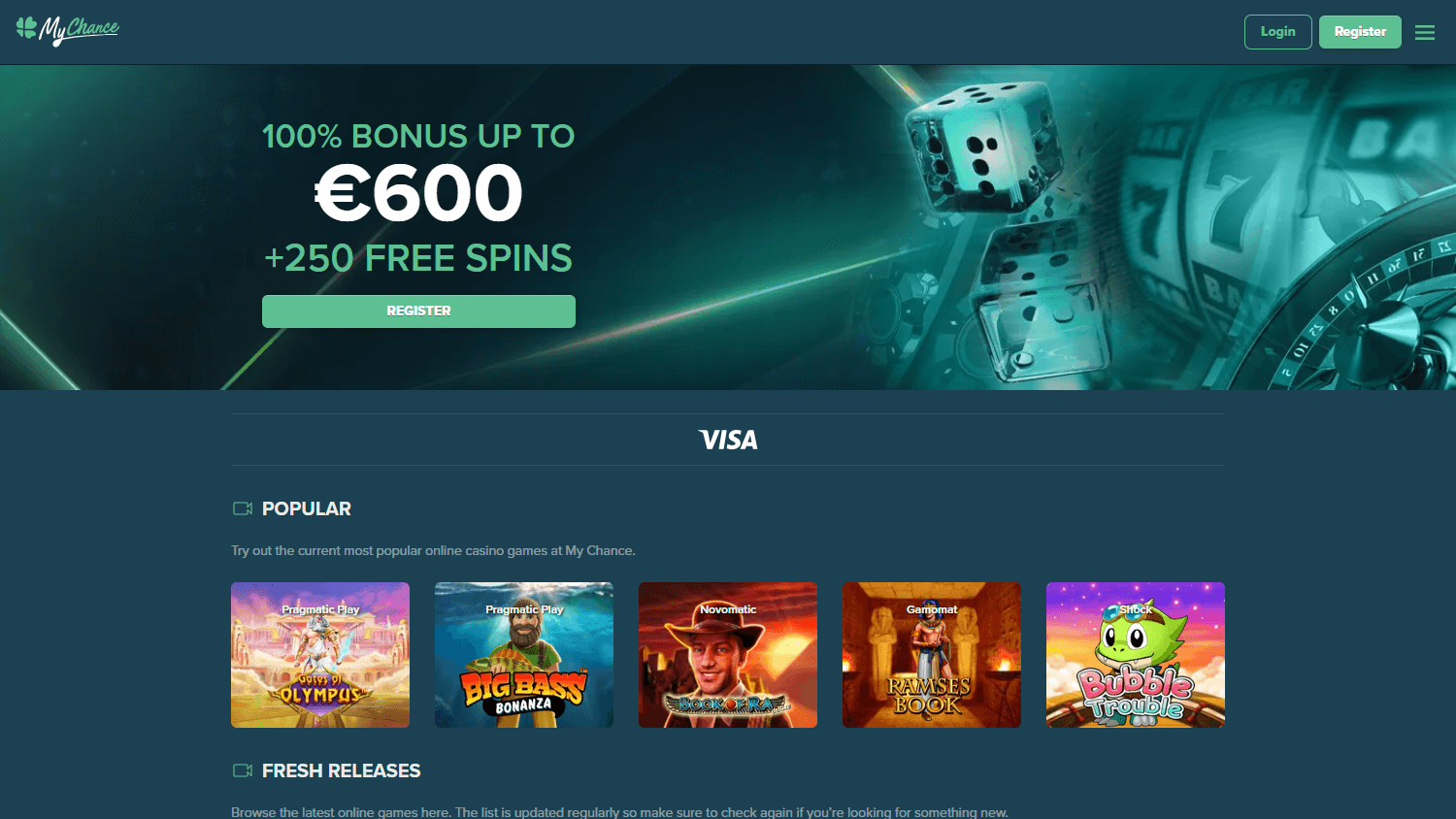 MyChance_Casino_homepage_desktop