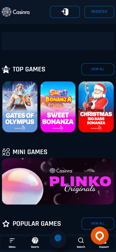 Casinra_Casino_game_gallery_mobile