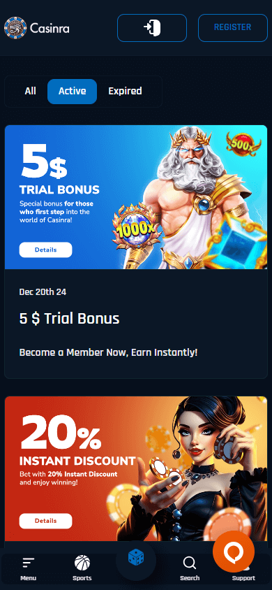 Casinra_Casino_promotions_mobile