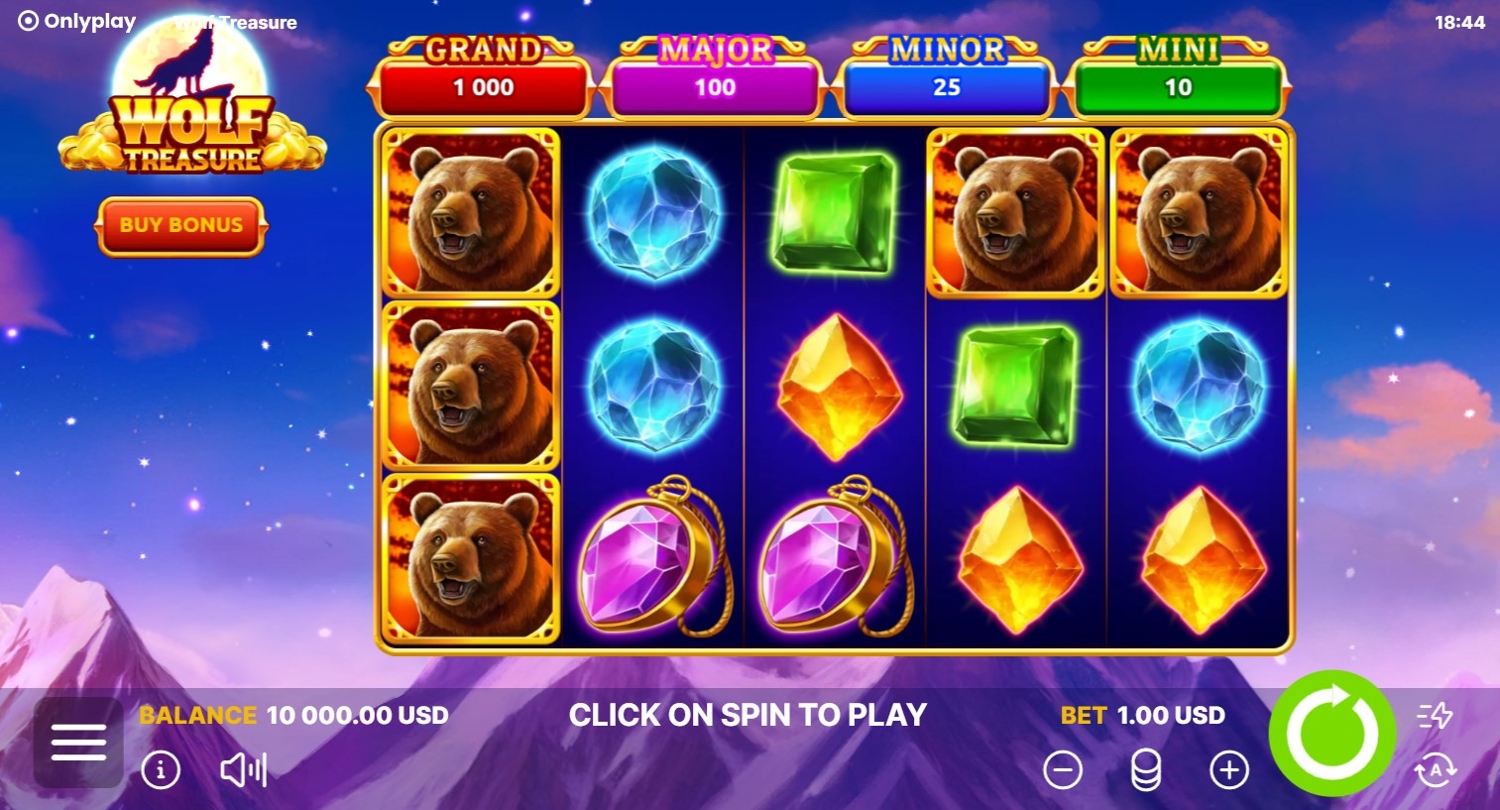 wolf treasure casino game