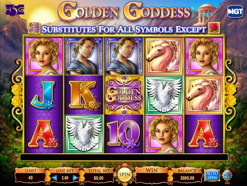 Play golden goddess slot online