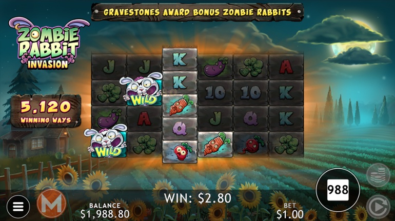 Zombie Rabbit - Gravestone symbol feature