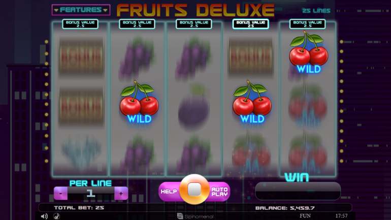 Fruits deluxe slot