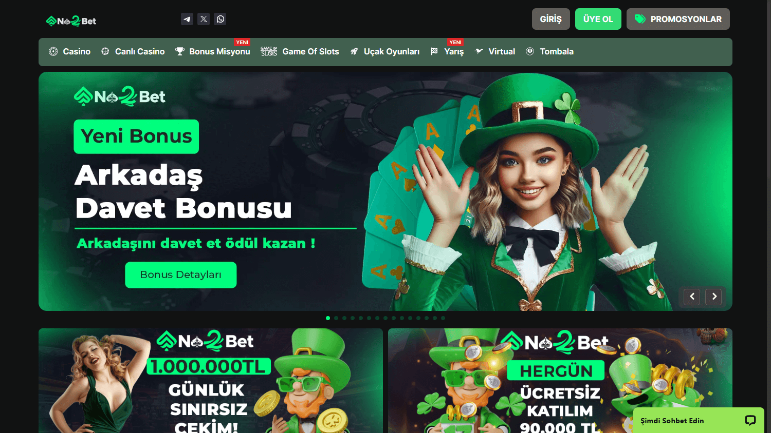 no2bet_casino_homepage_desktop