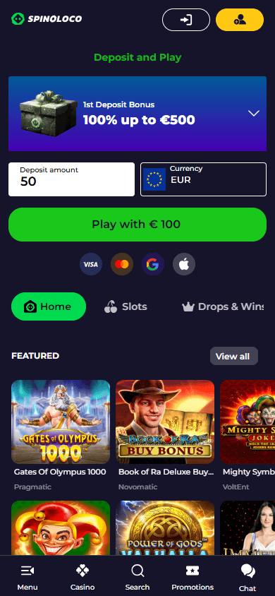 spinoloco_casino_homepage_mobile