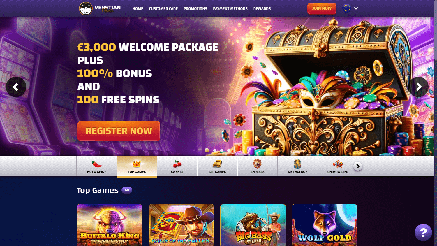venetian_moneta_casino_homepage_desktop
