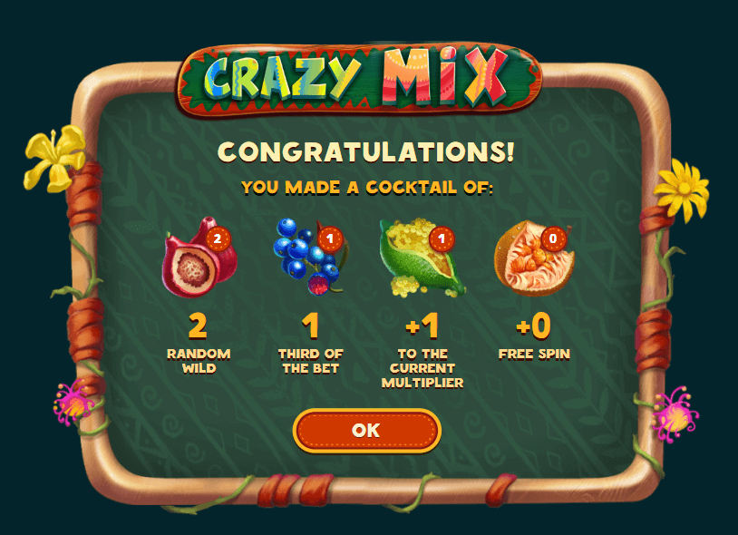 Crazy Mix cocktail