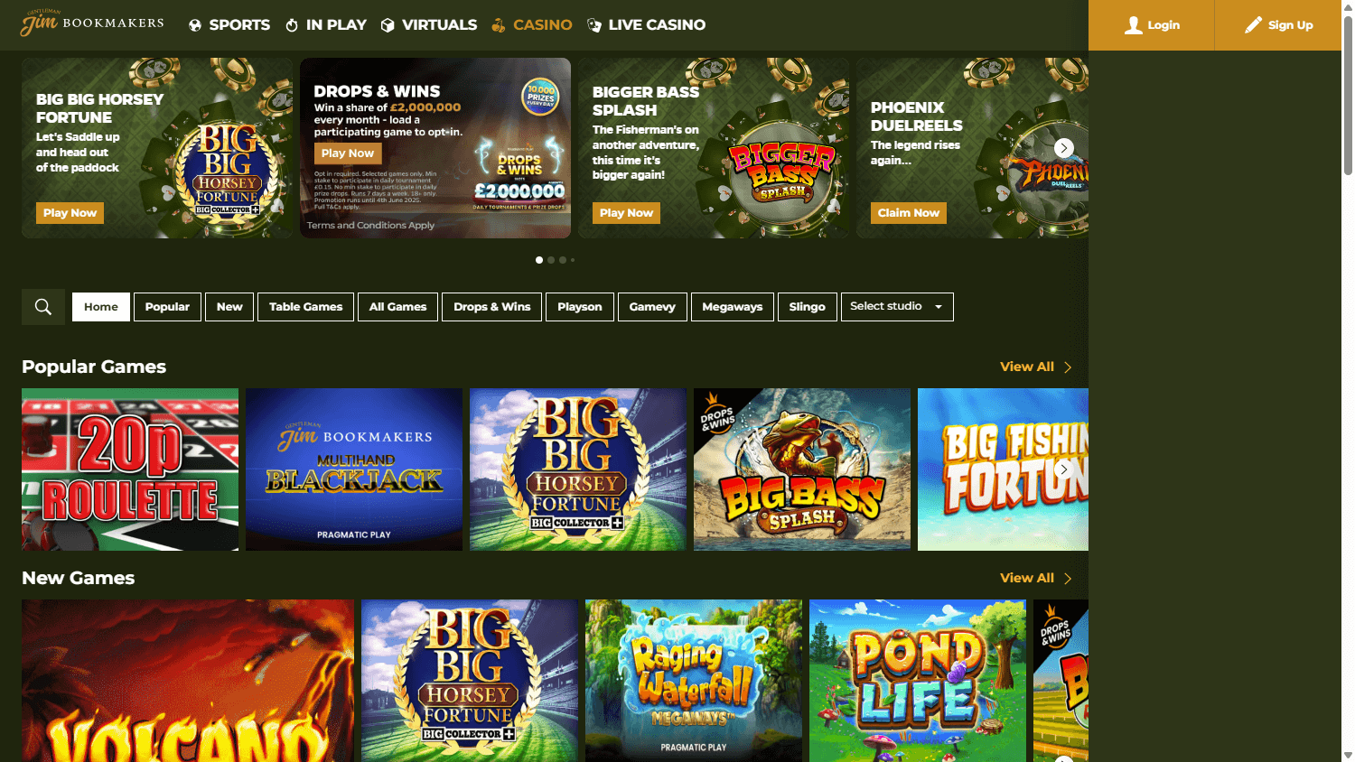 Gentleman Jim casino welcome offer: What’s on the table