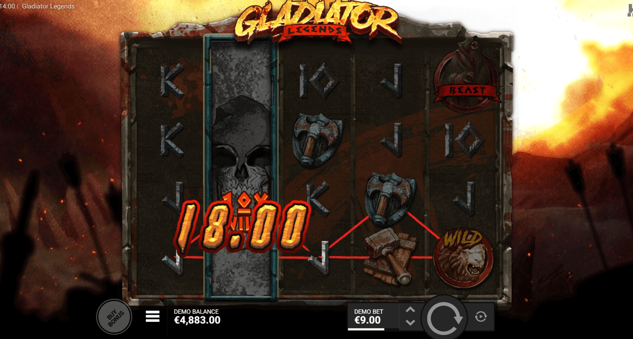 Gladiator Legends win