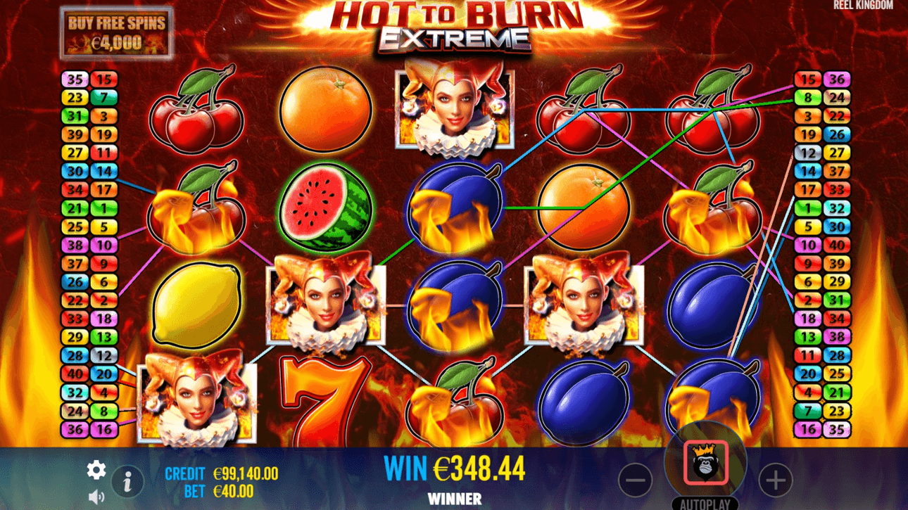 Hot to Burn Extreme free spins