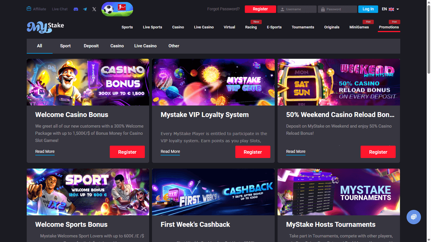 Promotions MyStake