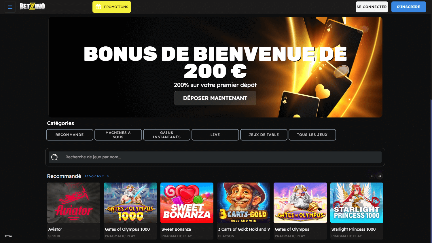 Discover Betzino: A Casino Overview