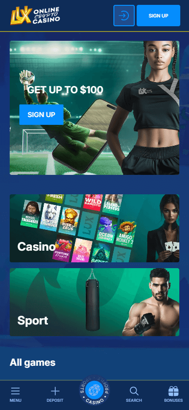 Lux_Casino_homepage_mobile