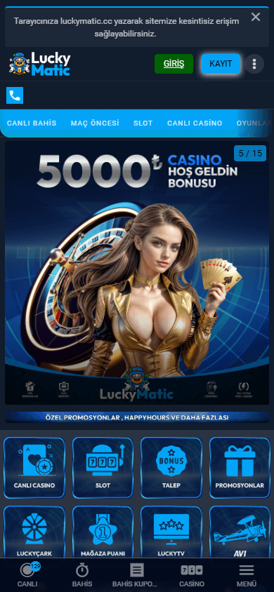 luckymatic_casino_homepage_mobile