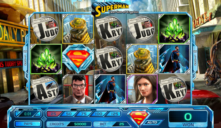 Superman Last Son of Krypton Free Slots.png