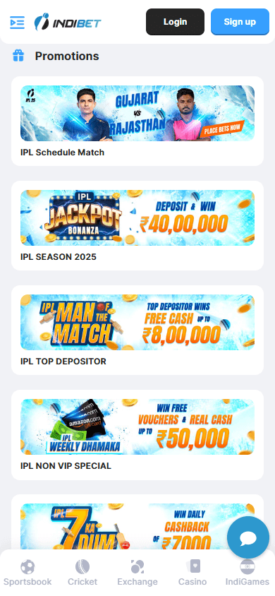 Indibet_Casino_promotions_mobile