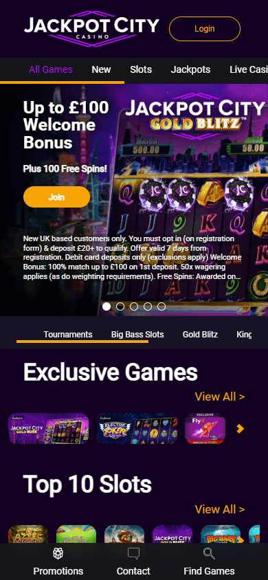 JackpotCity_Casino_UK_homepage_mobile