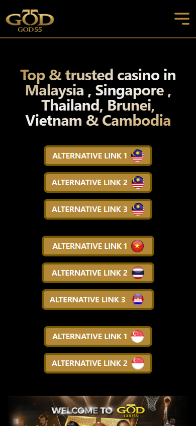 GOD55_Casino_homepage_mobile