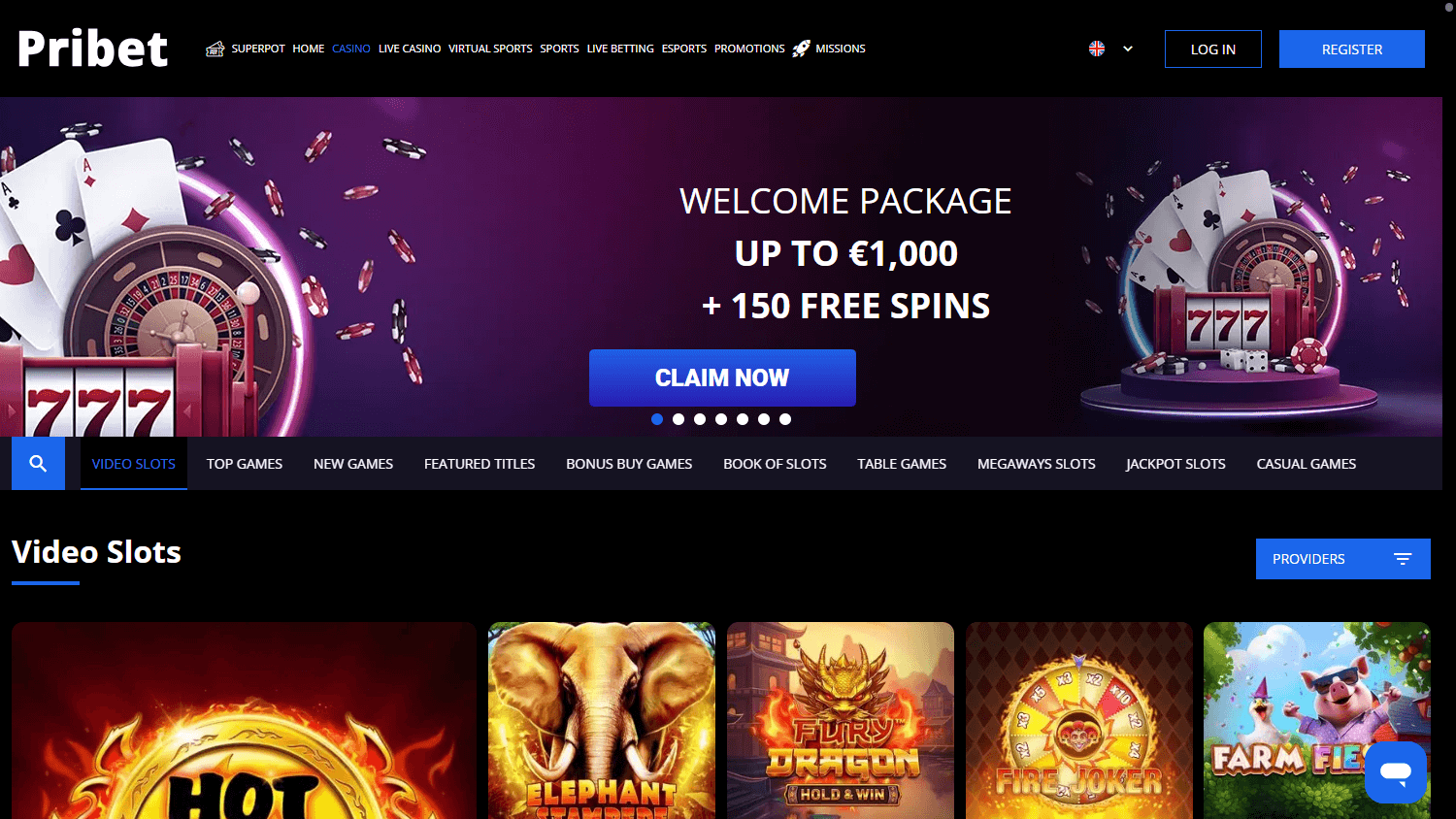 Pribet Casino Game Gallery
