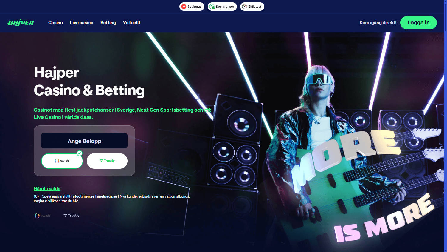 Hajper_Casino_homepage_desktop