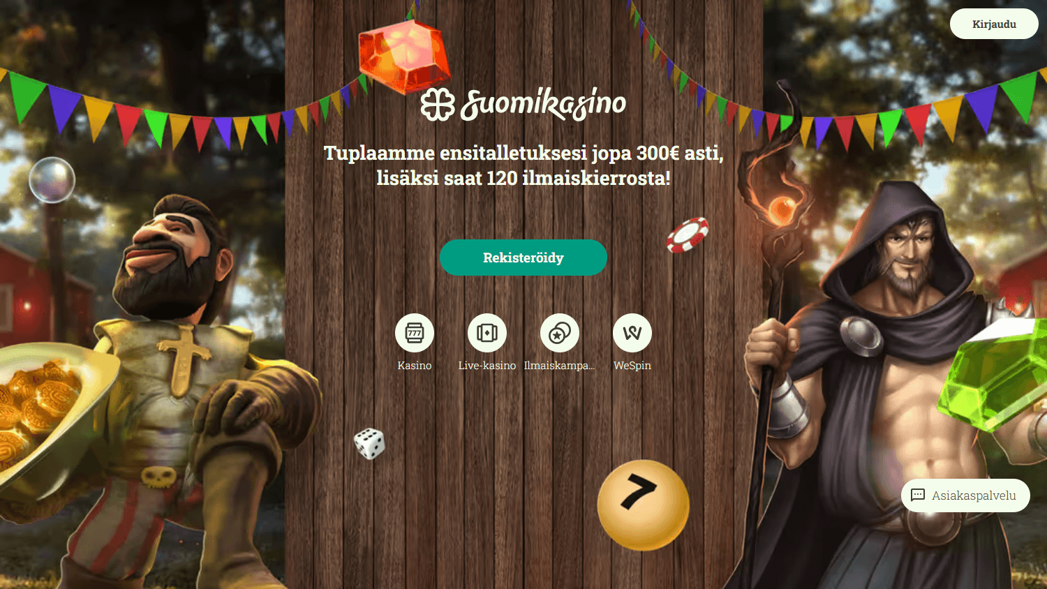 suomikasino_casino_homepage_desktop