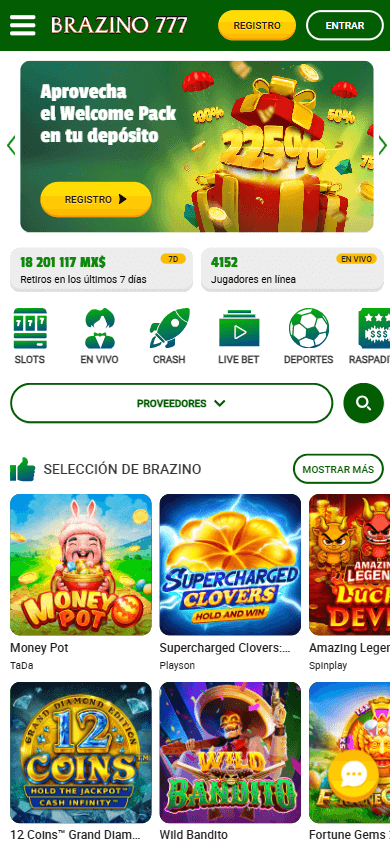 Brazino777_Casino_MX_homepage_mobile