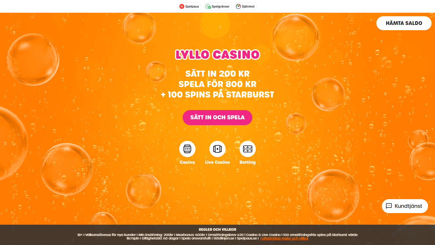 lyllo_casino_homepage_desktop