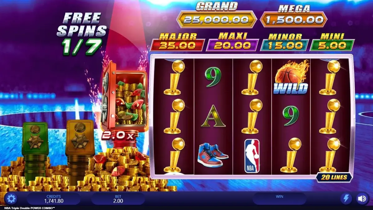 NBA Triple Combo Slot Game