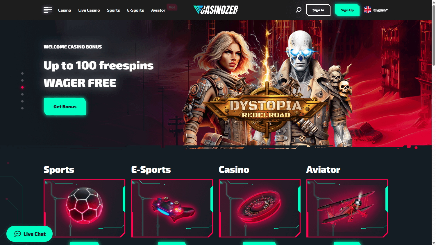 code promo Casinozer