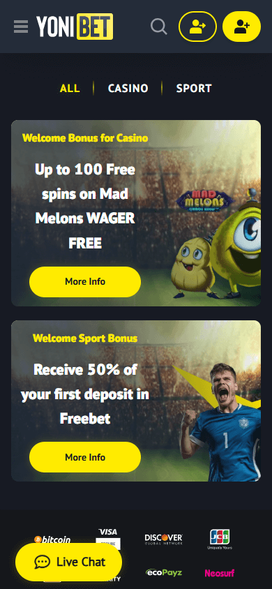 Yonibet casino
