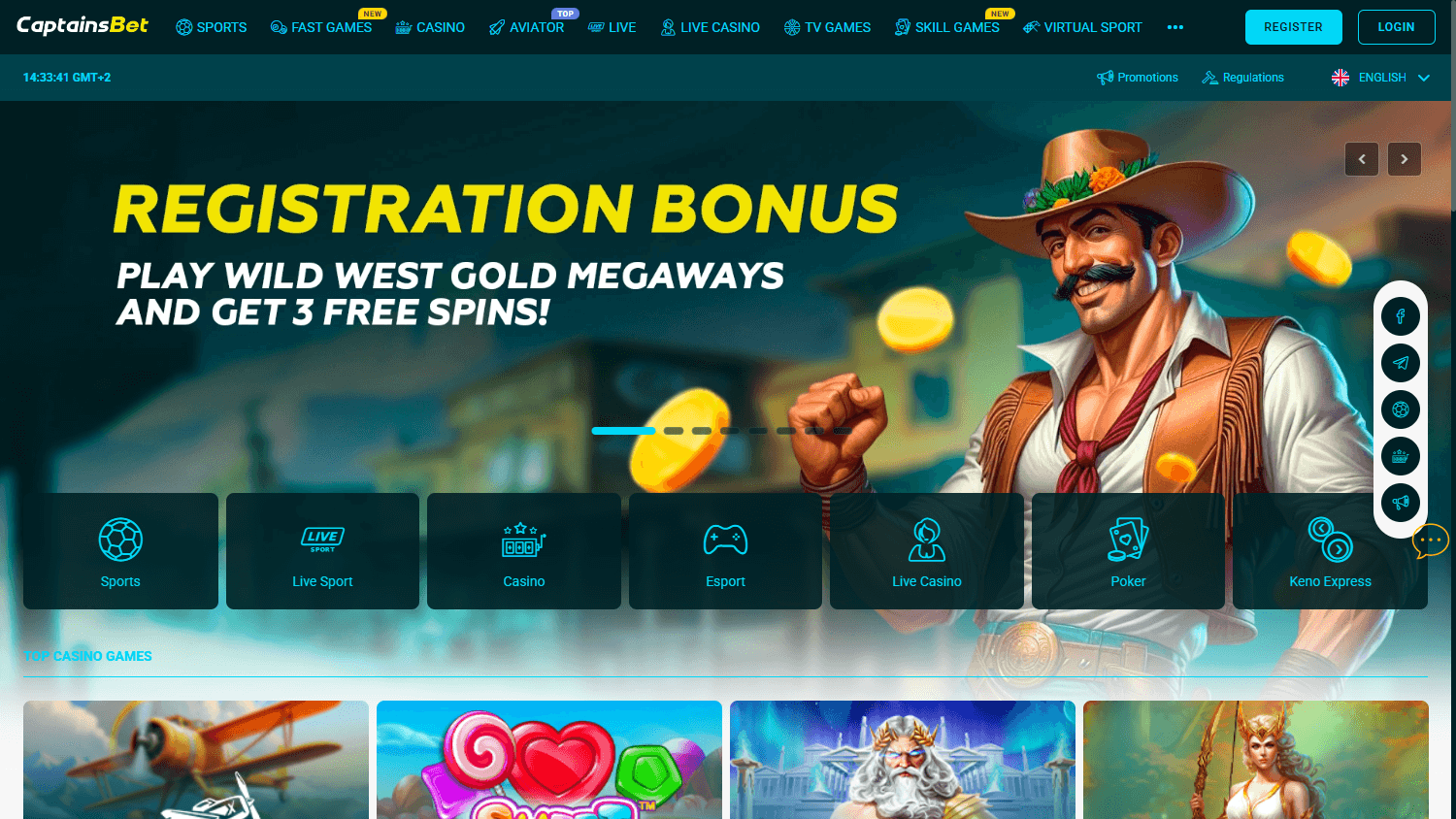 captainsbet_casino_homepage_desktop