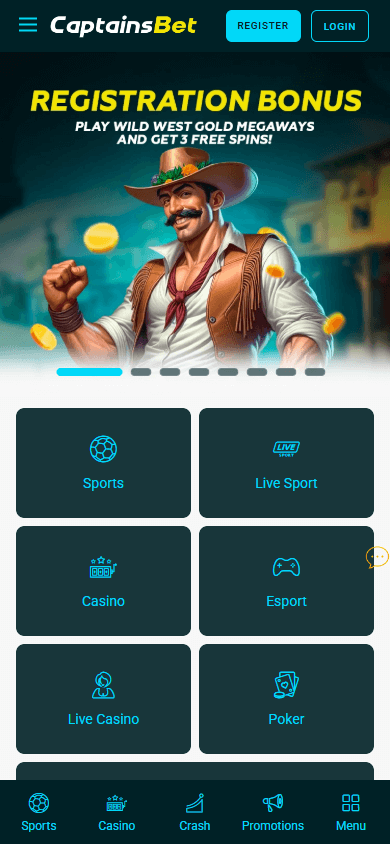 captainsbet_casino_homepage_mobile