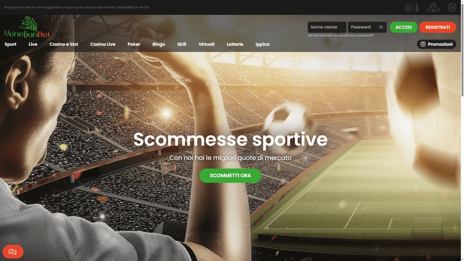 VenetianBet_Casino_homepage_desktop