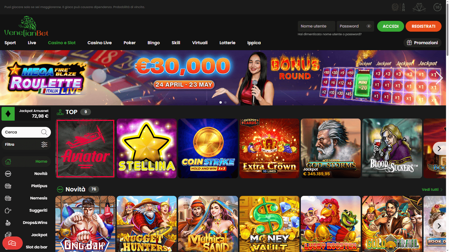 VenetianBet_Casino_game_gallery_desktop