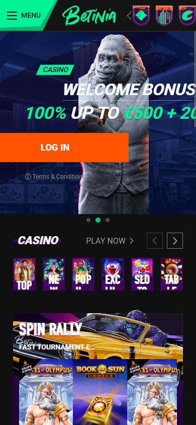 Betinia Casino Mobil
