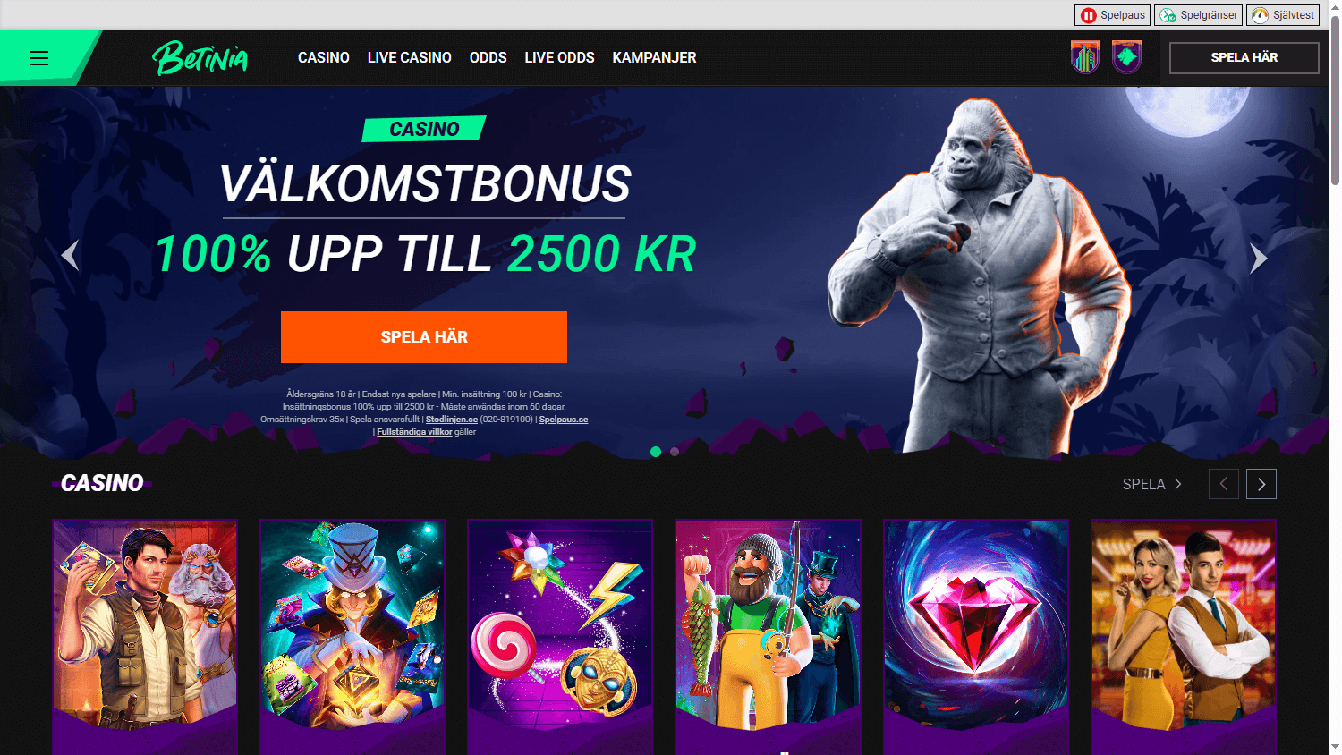 Betinia_Casino_SE_homepage_desktop