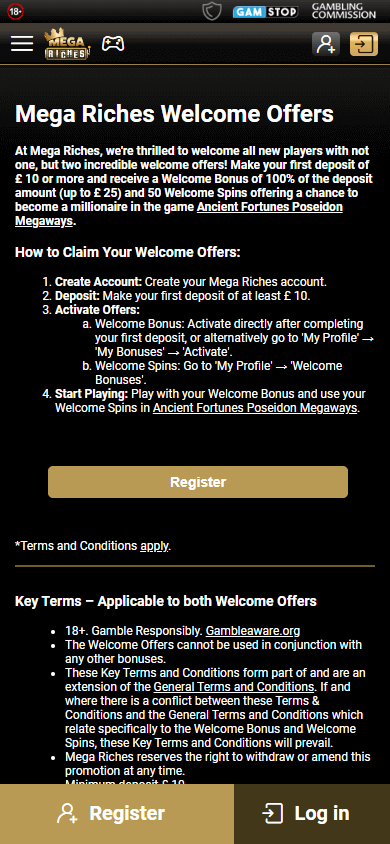 Decoding the Mega Riches Casino Bonus: A Technical Whitepaper on Wagering and Value Optimization 1 Mega Riches casino promotions interface on mobile device