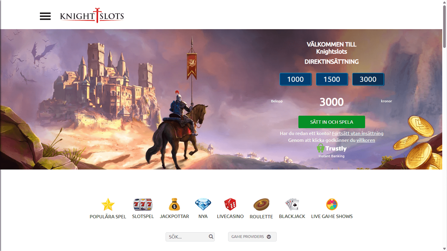 knightslots_casino_se_homepage_desktop