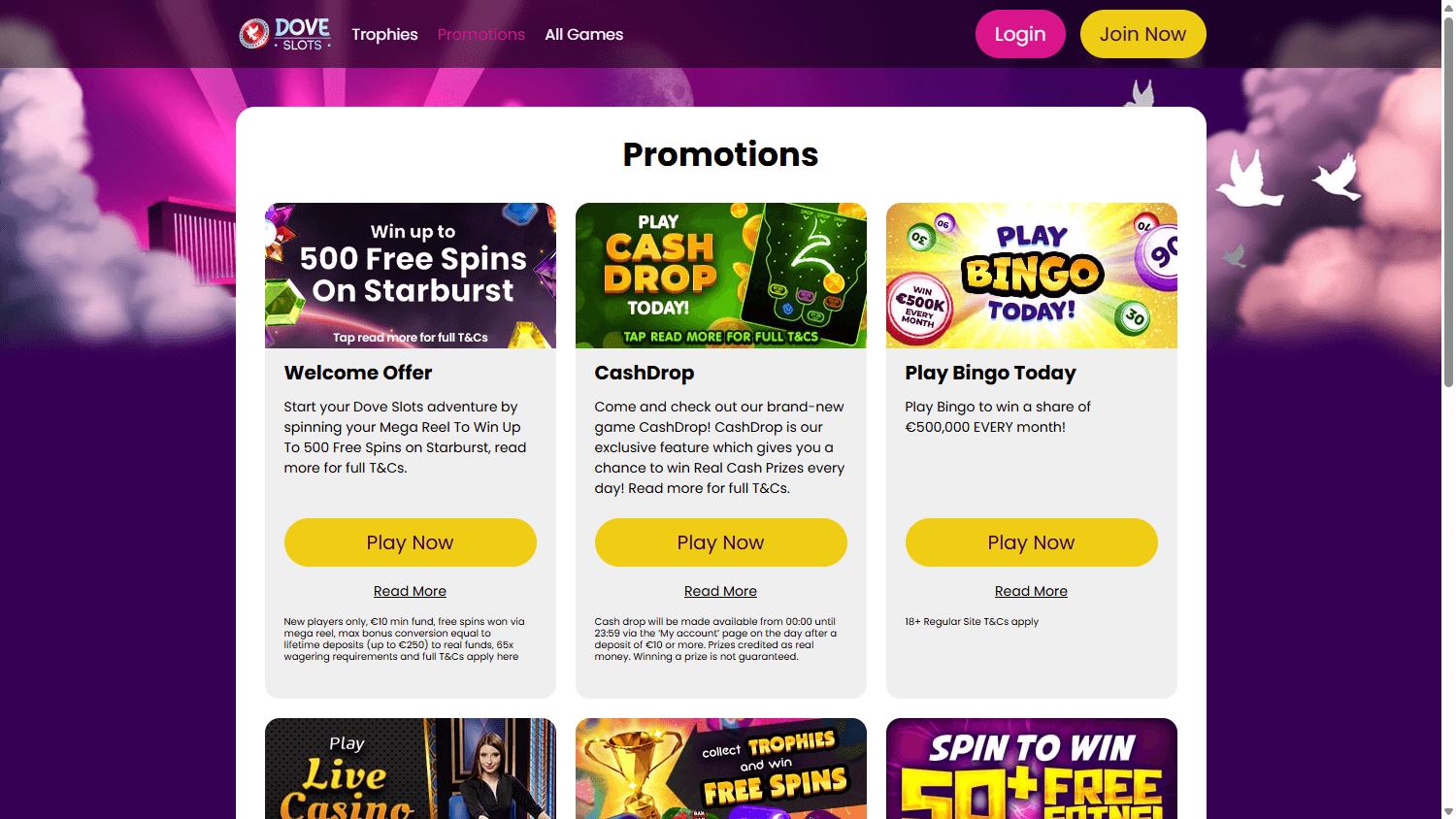dove_slots_casino_ie_promotions_desktop