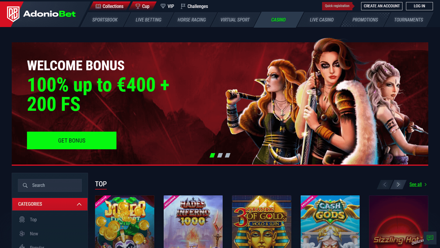 Adoniobet_Casino_game_gallery_desktop
