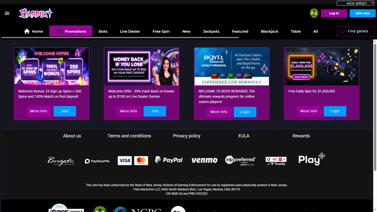 Stardust_Casino_NJ_promotions_desktop