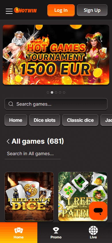 Hotwin Casino Spelgalerij