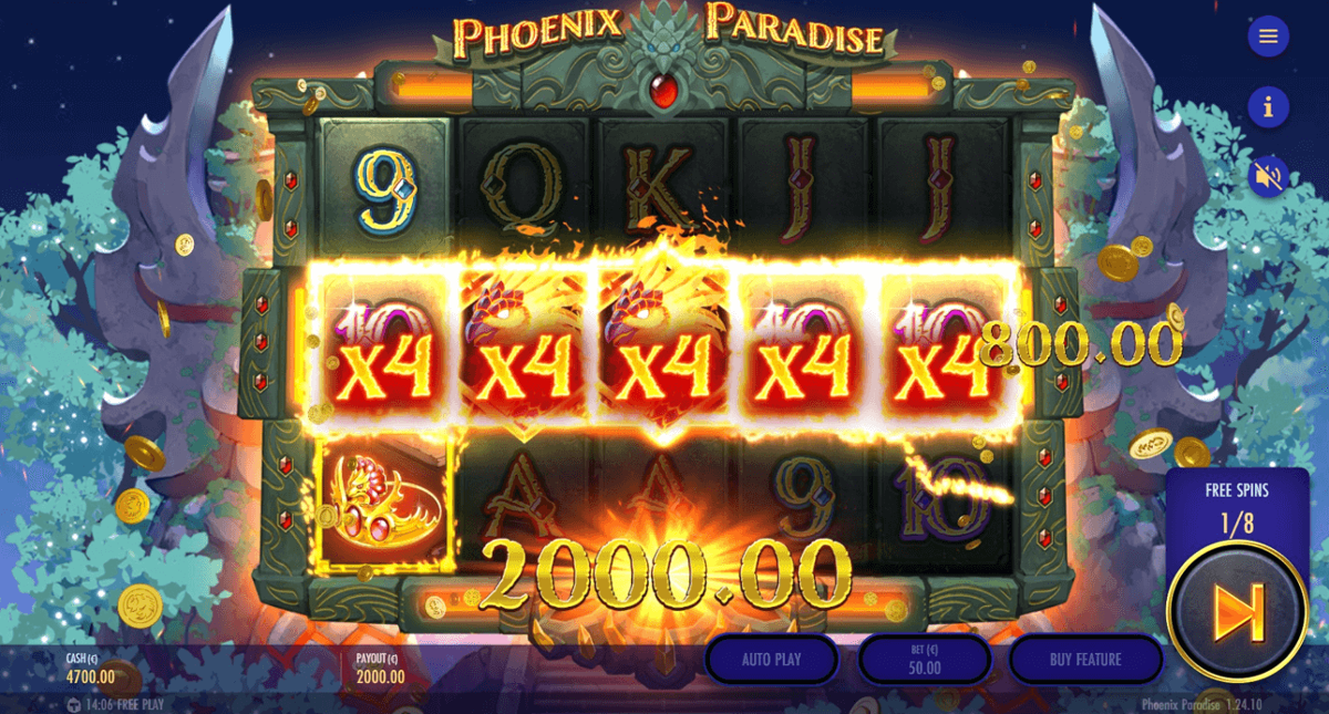 Phoenix Paradise multiplier