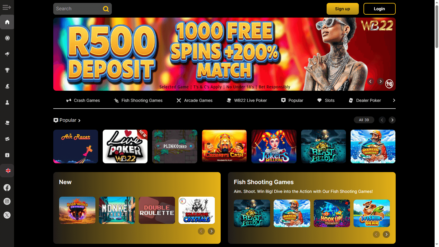 Wanejo_Bets_Casino_game_gallery_desktop